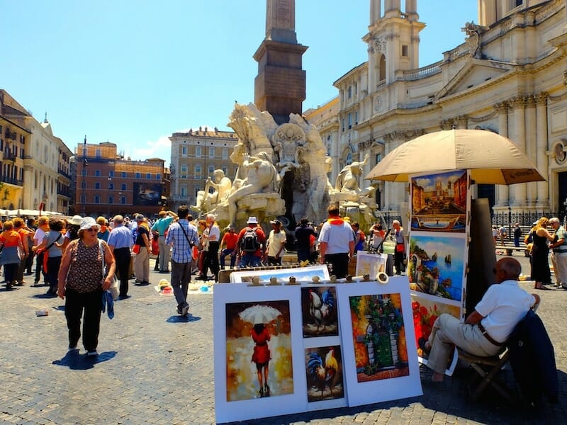 artistes piazza navona