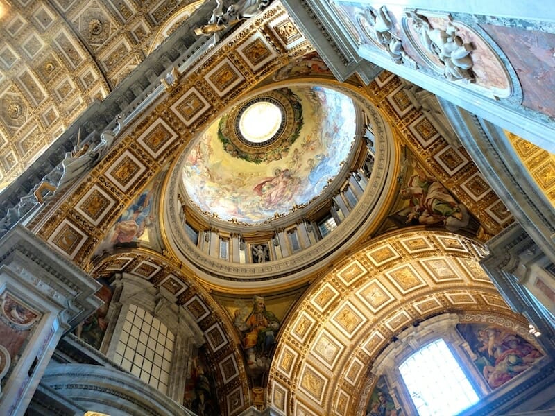 coupole basilique st pierre de rome vatican