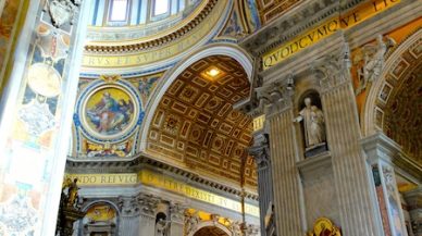interieur basilique st pierre de rome vatican interieur basilique st pierre de rome vatican
