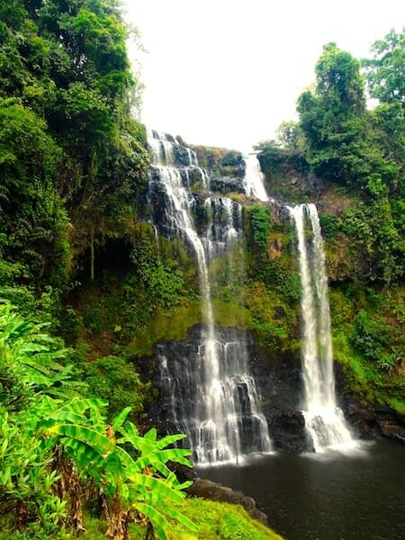 double cascade bolovens laos