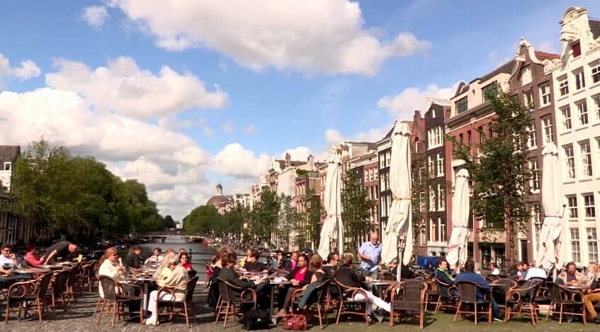 terrasse amsterdam insolite