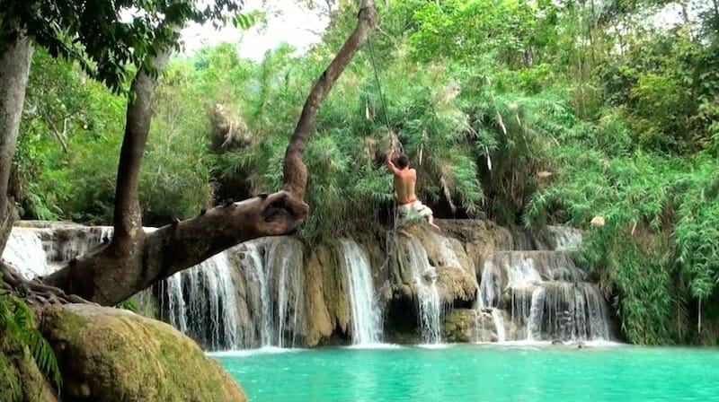 Luang Prabang cascades - Laos tour du monde