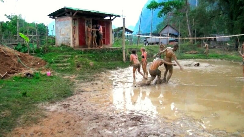 Vang Vieng - Laos dans la boue