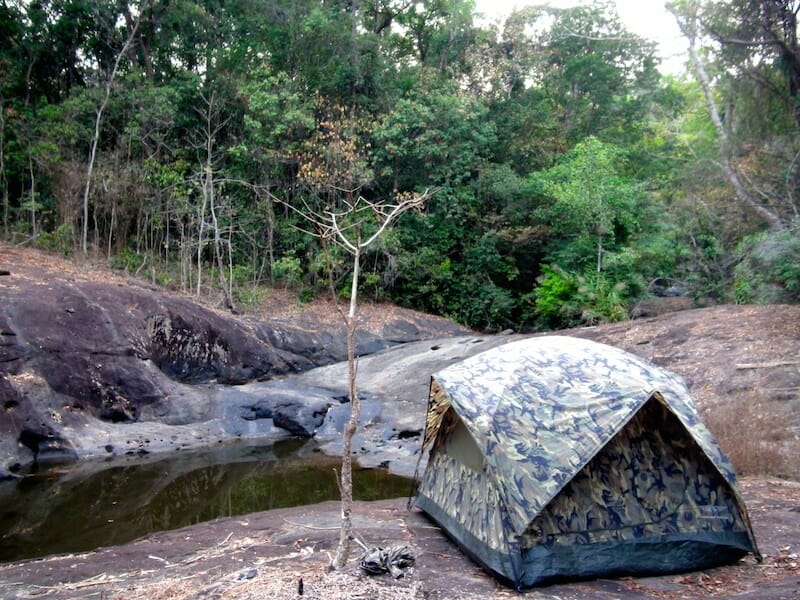tente trek parc de xe pian laos