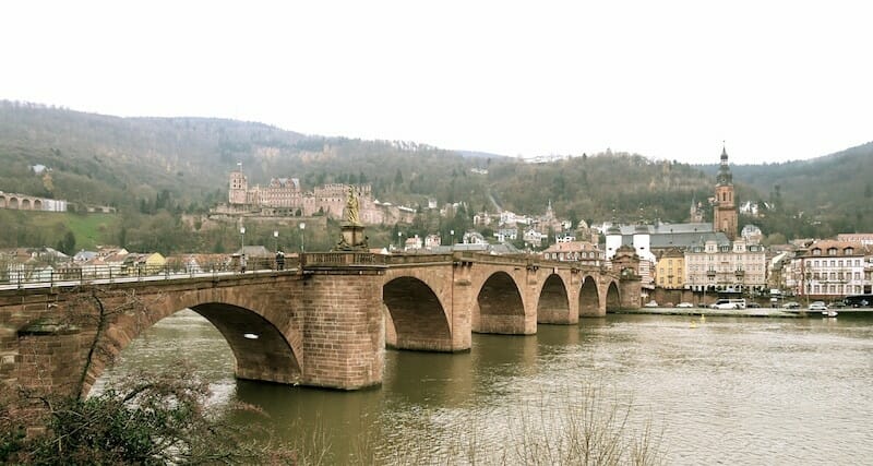 Vieille ville Heidelberg weekend marche de noel